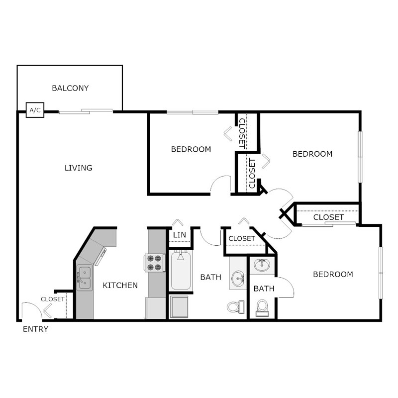 Floor Plans Meadow Wood Apartments Carroll, Iowa A PRE/3 Property